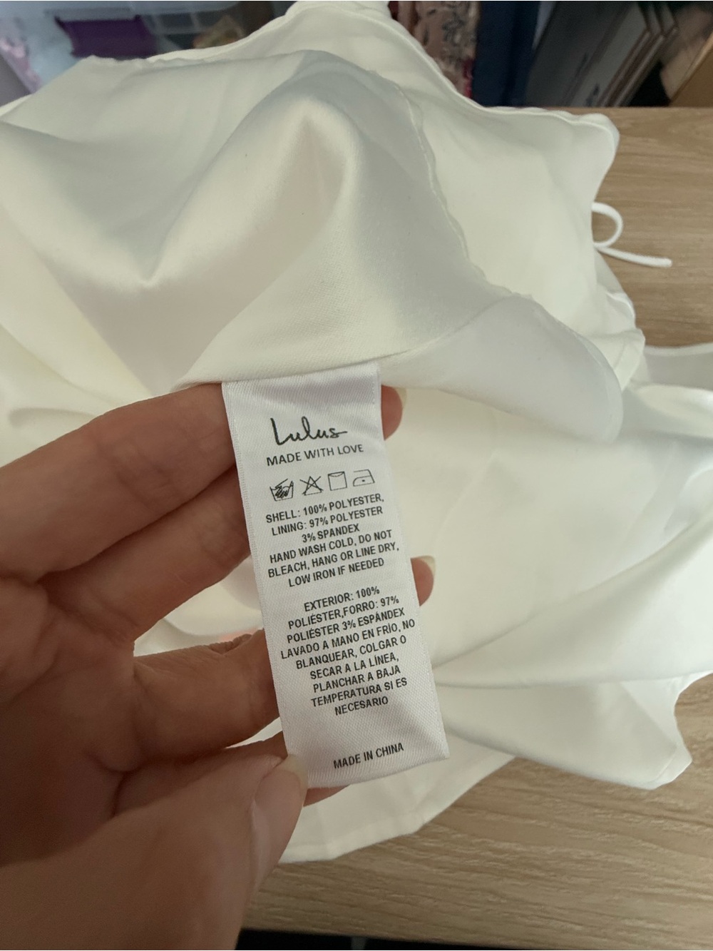 Lulus Medium NEW Lupita White Satin Tie-Back Maxi Dress Bridal Wedding Minimal - Picture 8 of 11